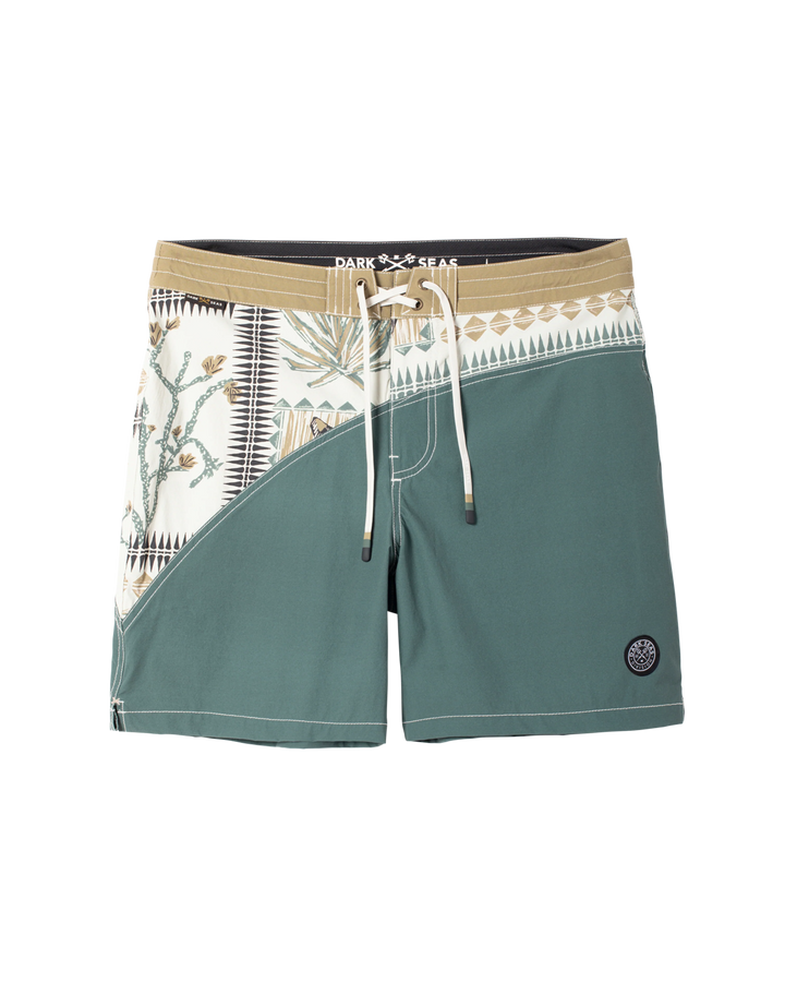 Dark Seas Men's Aliso Boardshort - Green/Brown - Sun Diego Boardshop