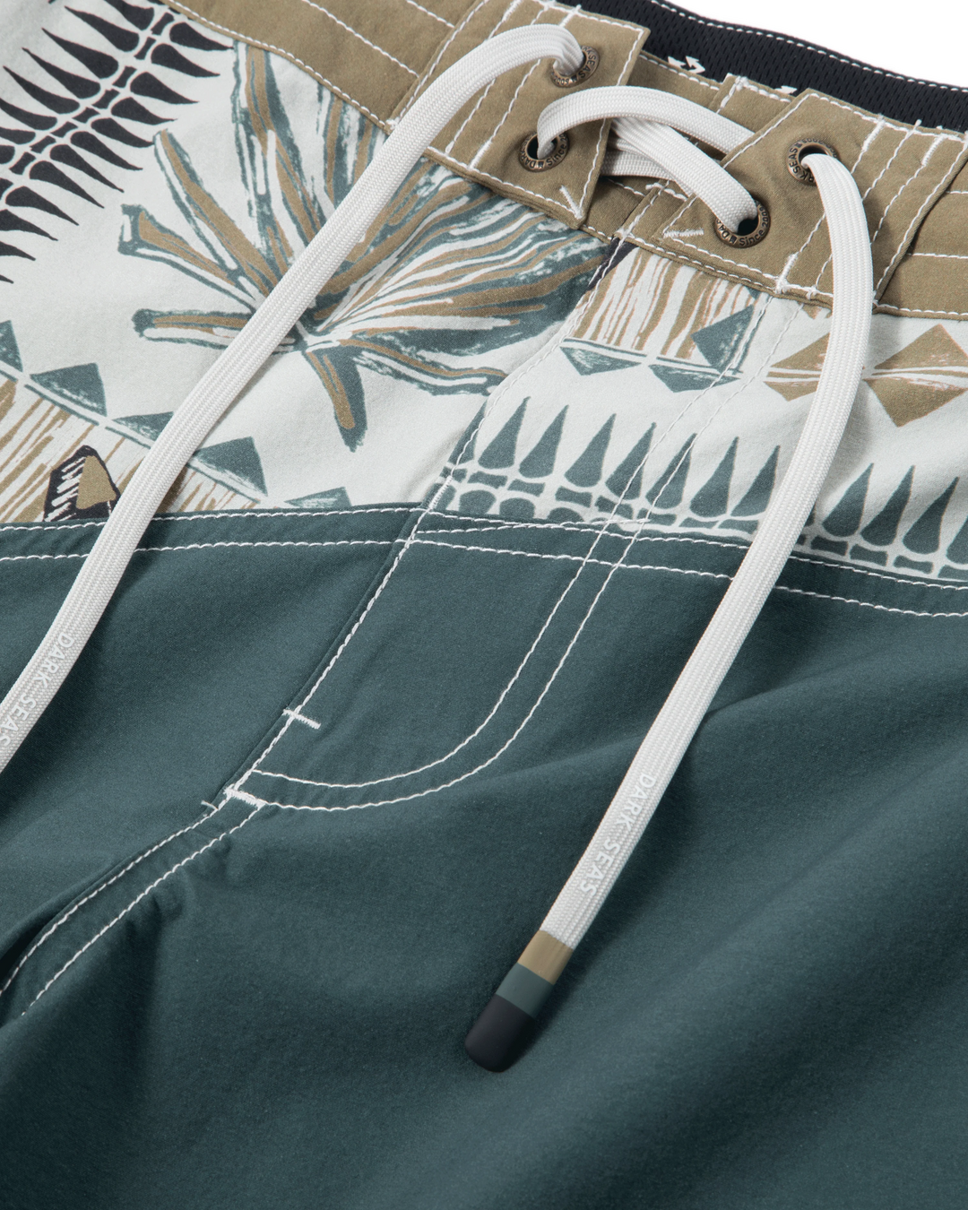 Dark Seas Men's Aliso Boardshort - Green/Brown - Sun Diego Boardshop