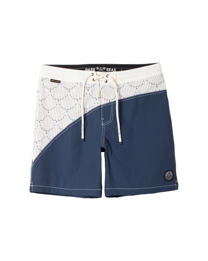 Dark Seas Men's Aliso Boardshort - Indigo/Off-White - Sun Diego Boardshop
