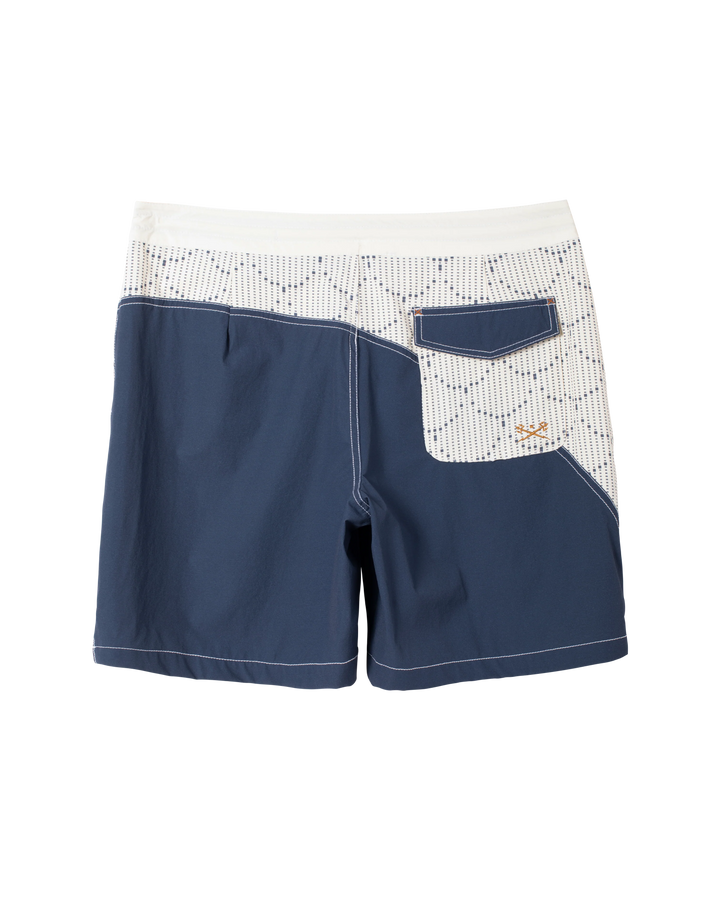 Dark Seas Men's Aliso Boardshort - Indigo/Off-White - Sun Diego Boardshop