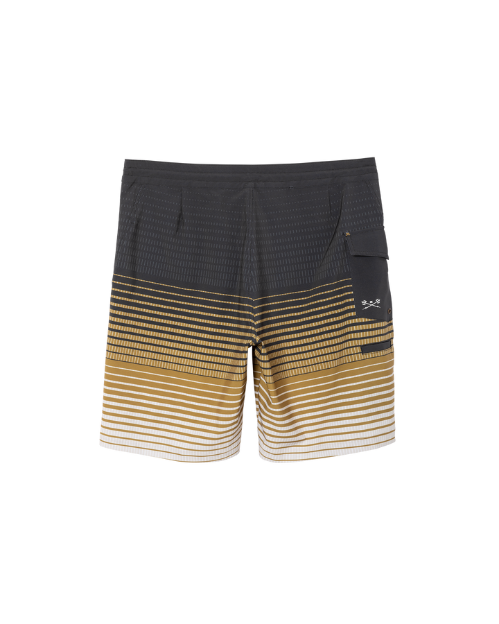 Dark Seas Deepwater Boardshort - Black/Tobacco