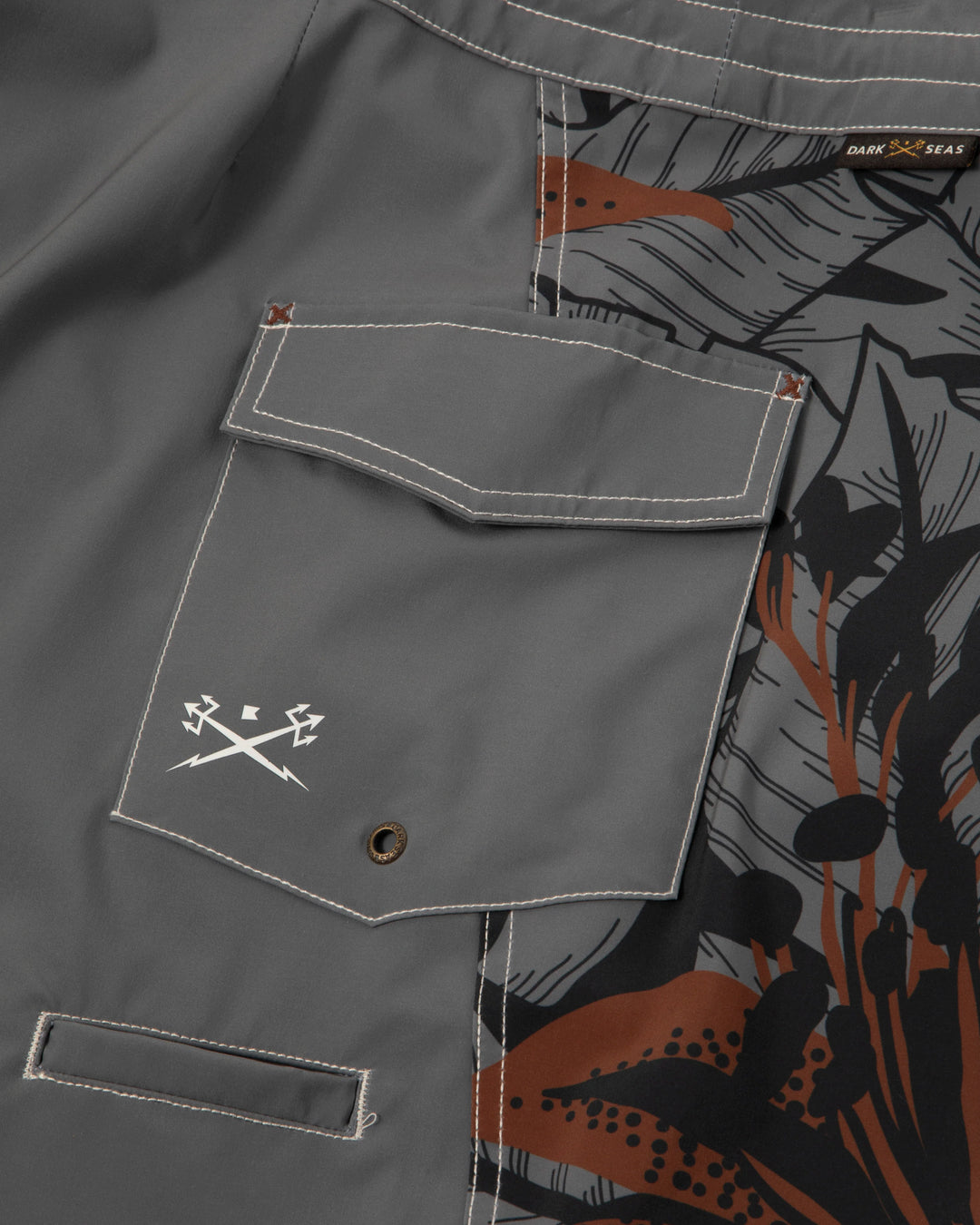 Dark Seas Men's Deepwater Boardshort - Charcoal - Sun Diego Boardshop