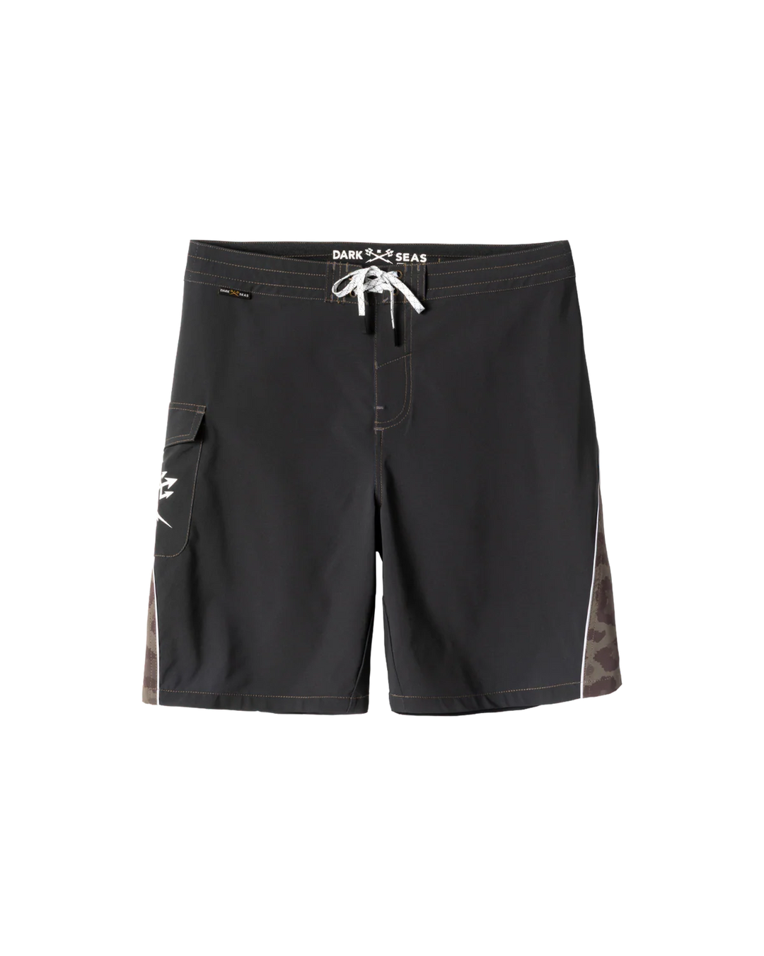 Dark Seas Time Warp Boardshort - Black Camo - Sun Diego Boardshop
