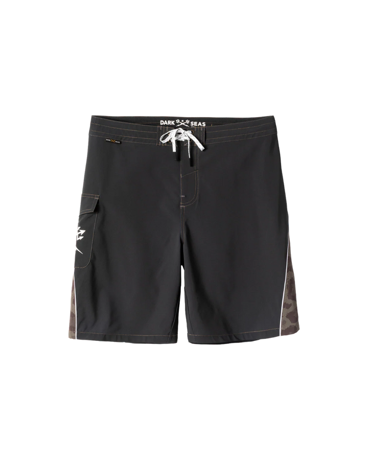 Dark Seas Time Warp Boardshort - Black Camo - Sun Diego Boardshop