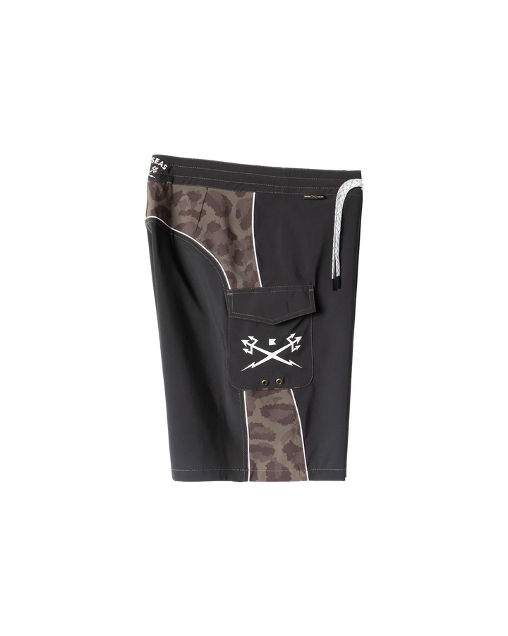 Dark Seas Time Warp Boardshort - Black Camo - Sun Diego Boardshop