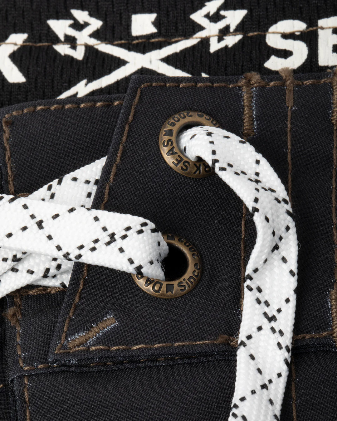 Dark Seas Time Warp Boardshort - Black Camo - Sun Diego Boardshop