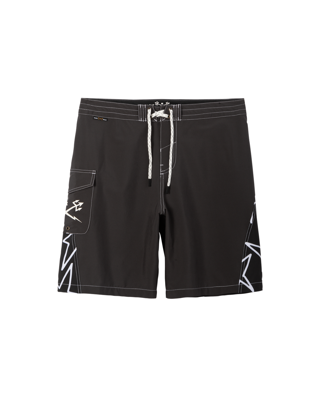 Dark Seas Time Warp Boardshort - Black - Sun Diego Boardshop