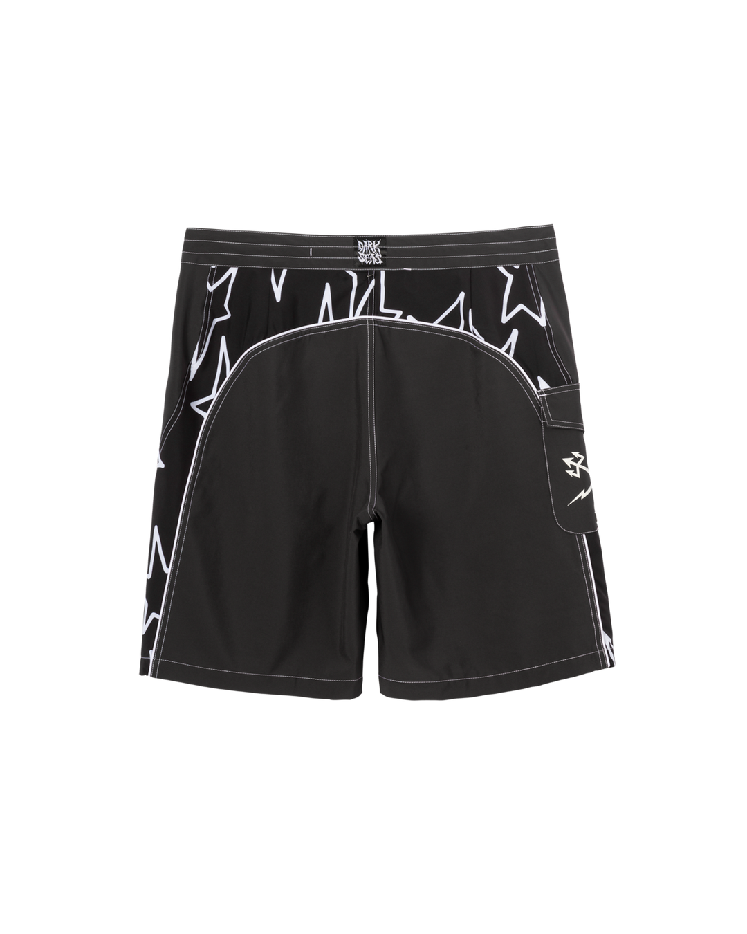 Dark Seas Time Warp Boardshort - Black - Sun Diego Boardshop