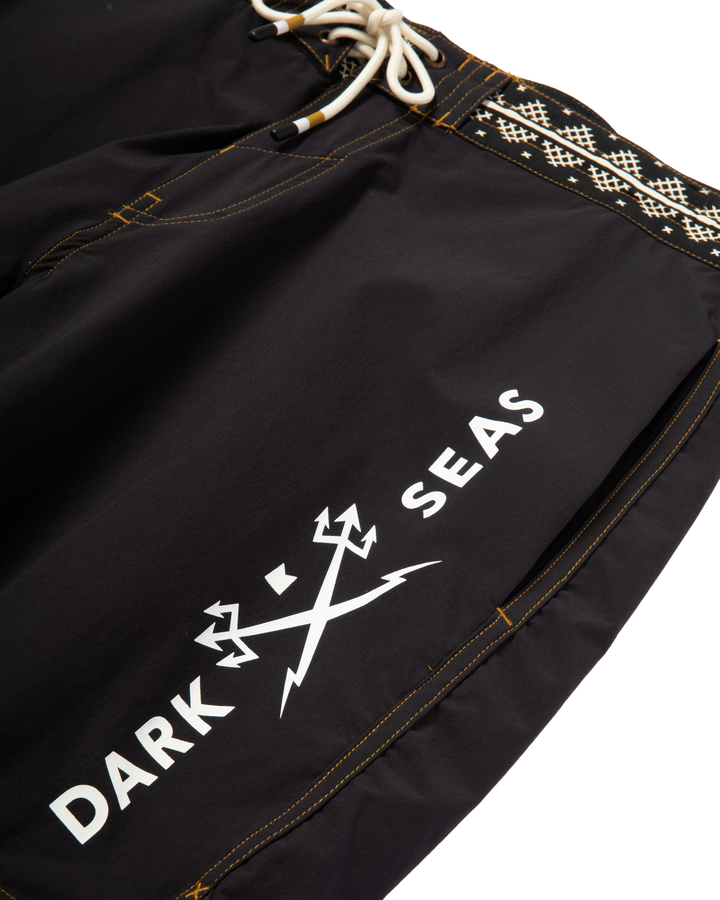 Dark Seas Faron Boardshort - Black