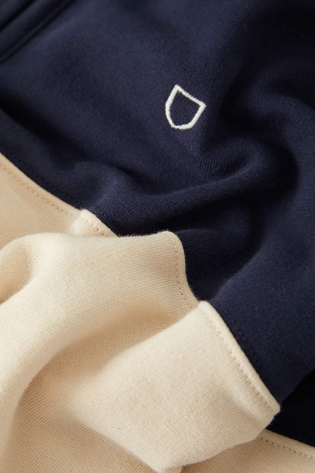 Brixton Men's Danville Quarter Zip Fleece - Navy/Whitecap - Sun Diego Boardshop