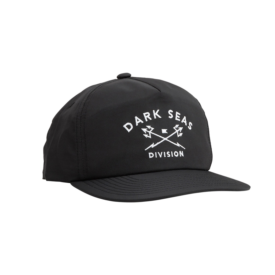 Dark Seas TRIDENTS NYLON HAT - BLACK - Sun Diego Boardshop