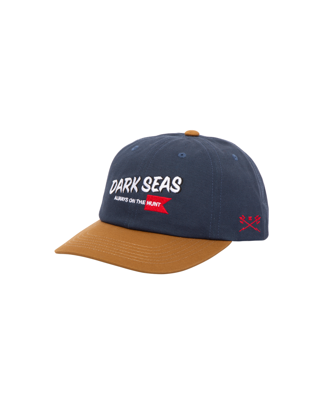 Dark Seas Huntsman Hat - Navy/Gold - Sun Diego Boardshop