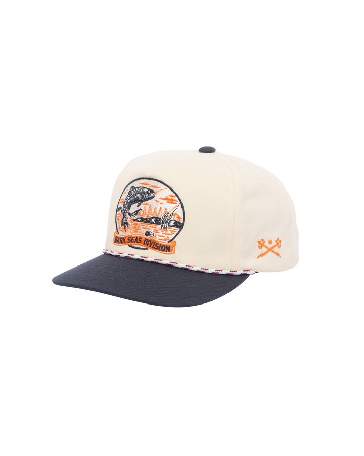 Dark Seas Whitley Hat - White/Navy - Sun Diego Boardshop