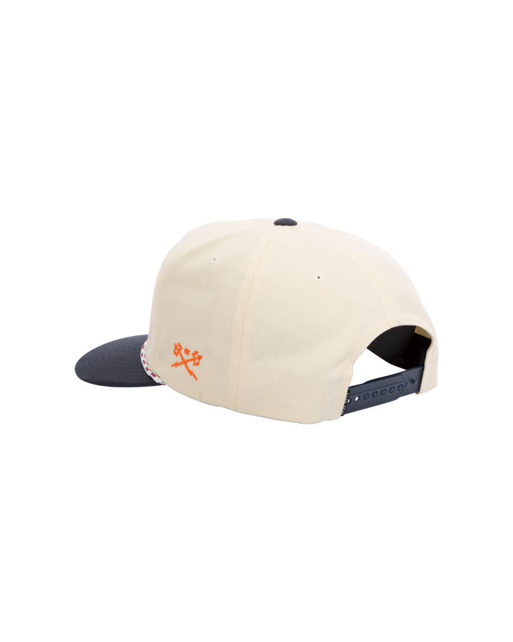 Dark Seas Whitley Hat - White/Navy - Sun Diego Boardshop