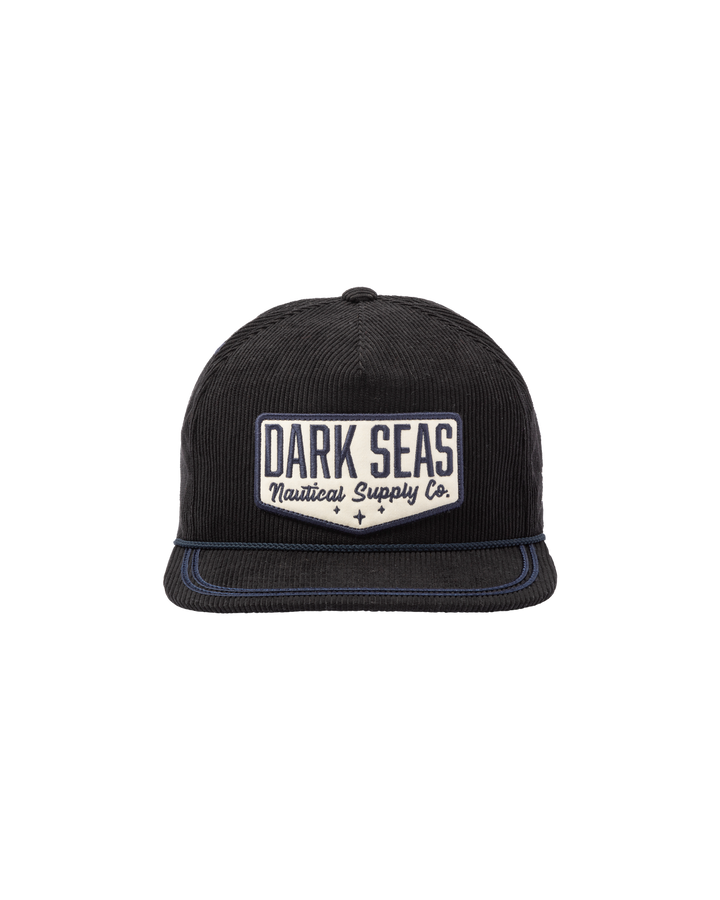 Dark Seas Saddleback Hat - Black