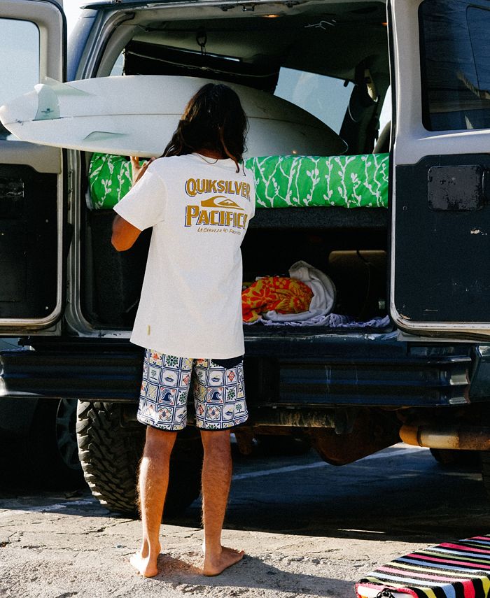 Quiksilver Pacifico Signage T-Shirt - Tofu