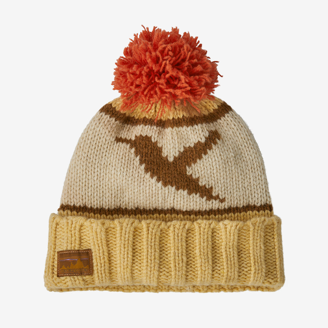 Patagonia Snowbelle Beanie - ALLEN HUMMINGBIRD BEESWAX TAN - Sun Diego Boardshop