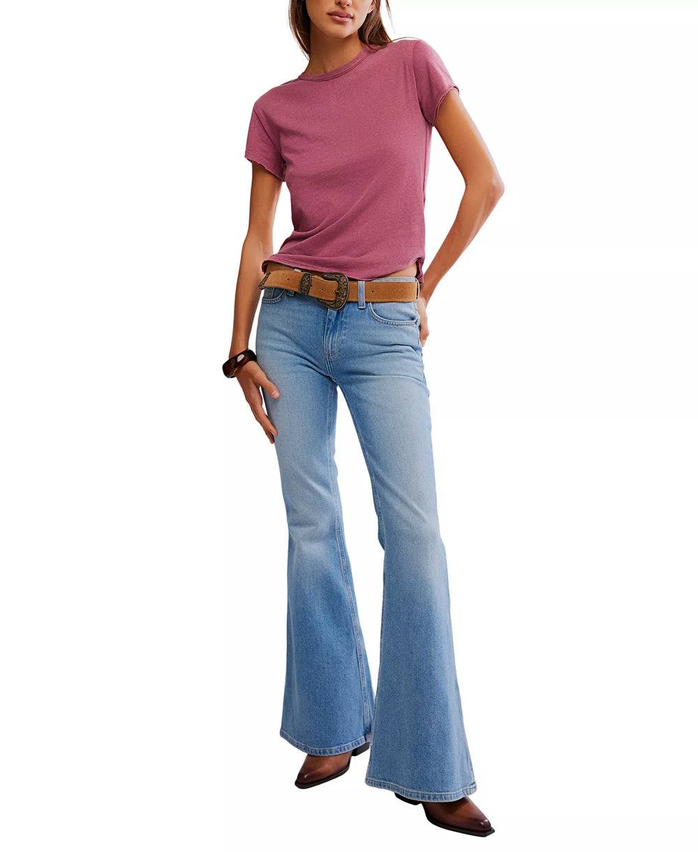 Free People We The Free Nova Tee - Crushed Berry - Sun Diego Boardshop