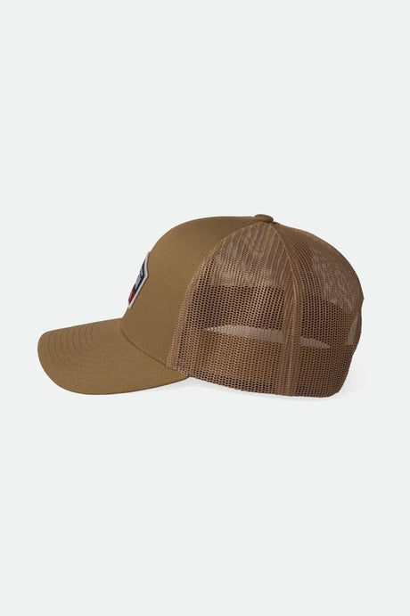 Brixton Regal Netplus Trucker Hat - KHAKI - Sun Diego Boardshop