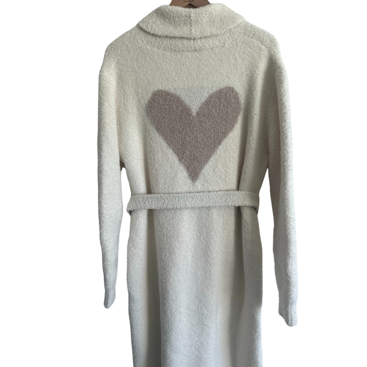 Local Beach Love Collection Heart Luxe Robe - CREAM/SAND - Sun Diego Boardshop