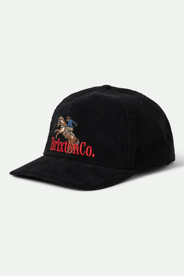 Brixton Inwood Snapback Hat - Black