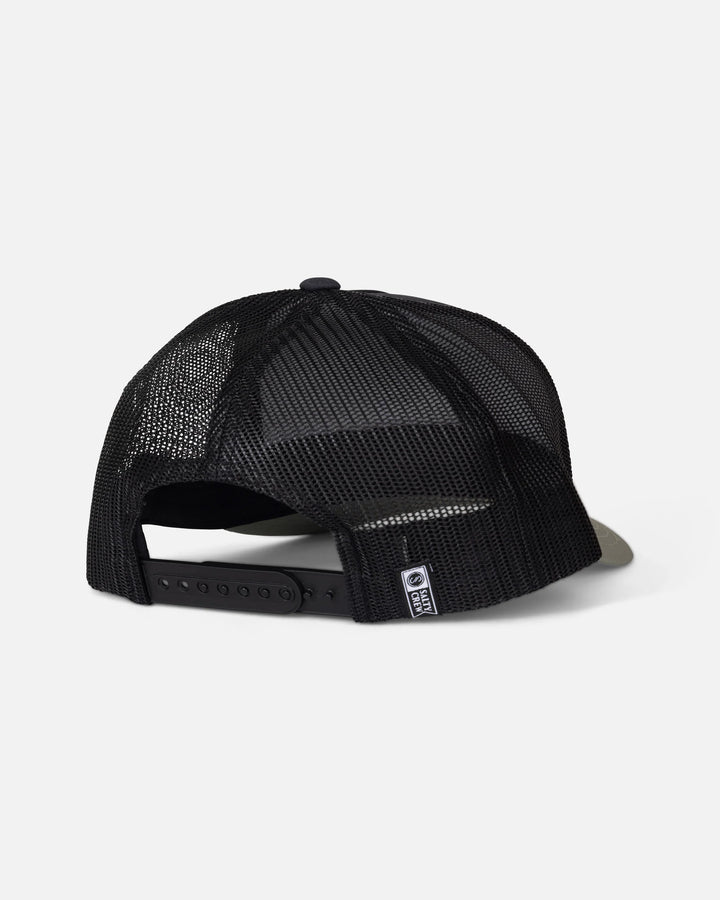 Salty Crew Men's Sealine Retro Trucker - Black/Green - Sun Diego Boardshop