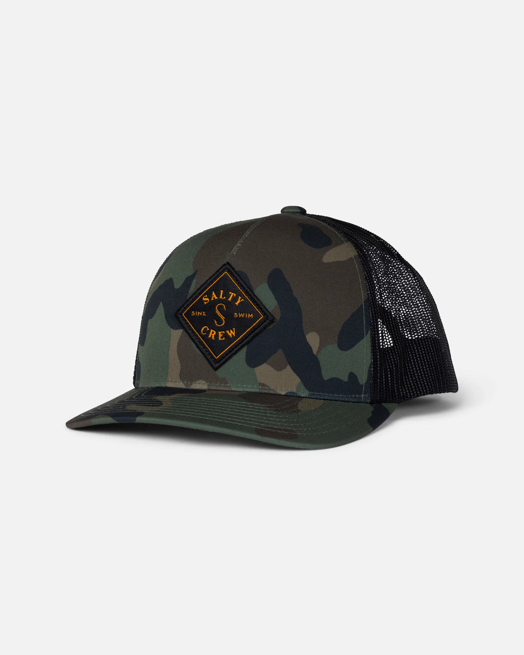 Salty Crew Men's Sealine Retro Trucker - Camo/Black - Sun Diego Boardshop
