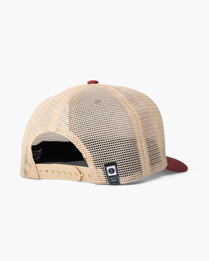 Salty Crew Tentacles Retro Trucker Hat - NAVY BURGUNDY - Sun Diego Boardshop