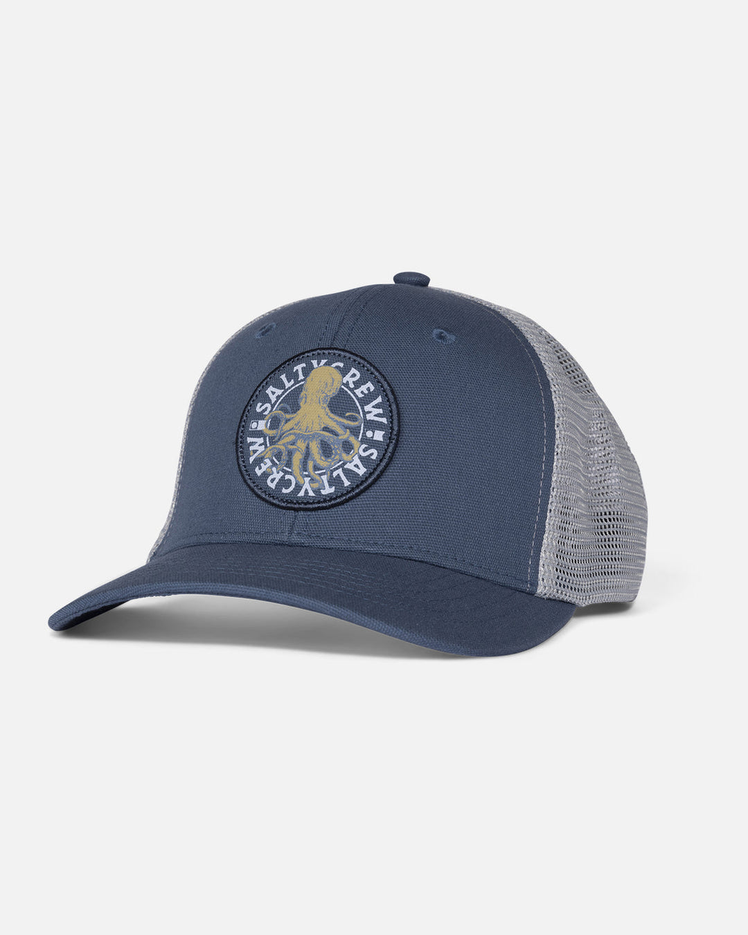 Salty Crew Tentacles Retro Trucker Hat - SLATE - Sun Diego Boardshop