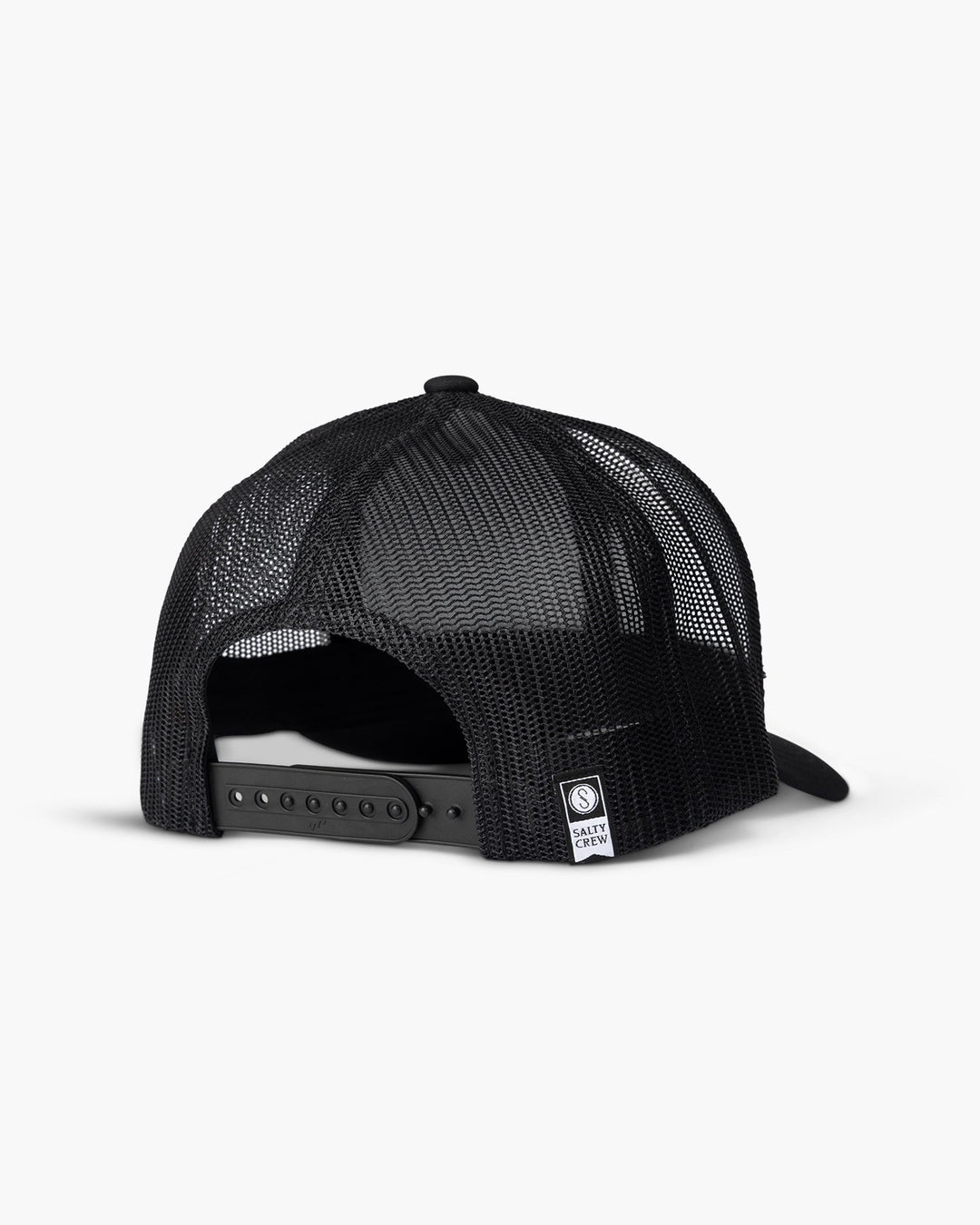 Salty Crew Outlined Retro Trucker Hat - BLACK - Sun Diego Boardshop