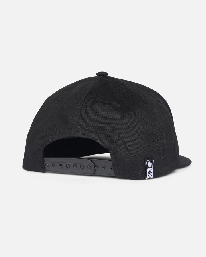 Salty Crew Flagship 5 Panel Hat - Black - Sun Diego Boardshop