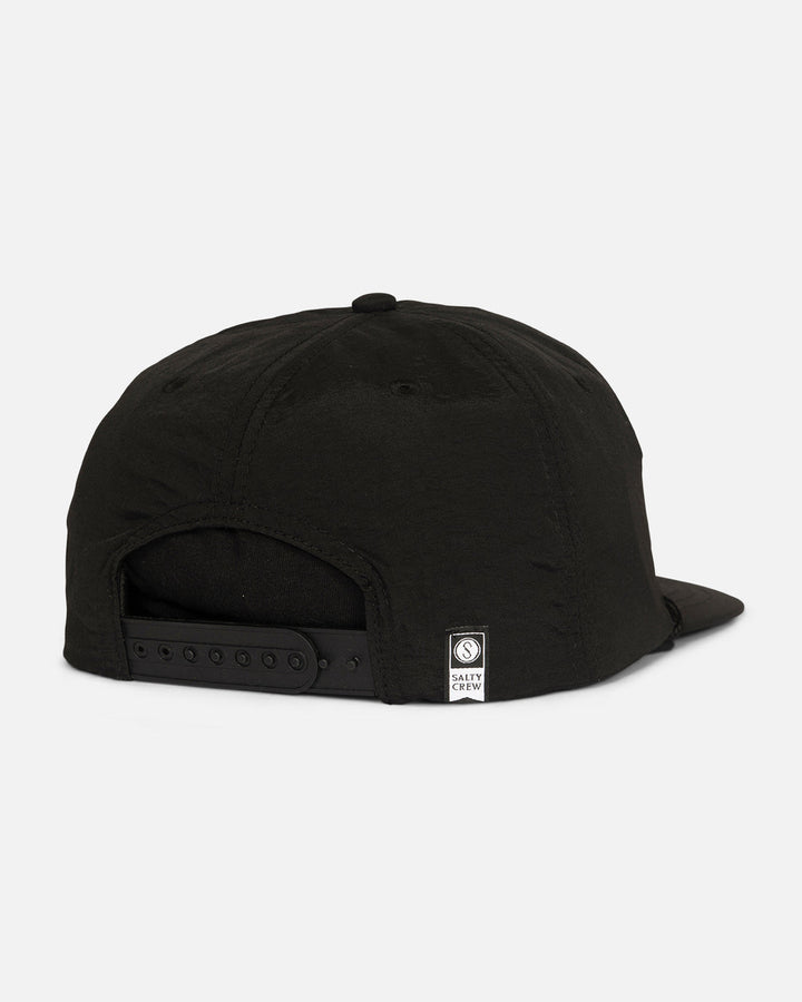 Salty Crew Crafted 5 Panel Hat - Black - Sun Diego Boardshop