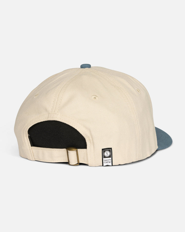 Salty Crew Billfisher 5 Panel Hat - Off White Pilot Blue - Sun Diego Boardshop