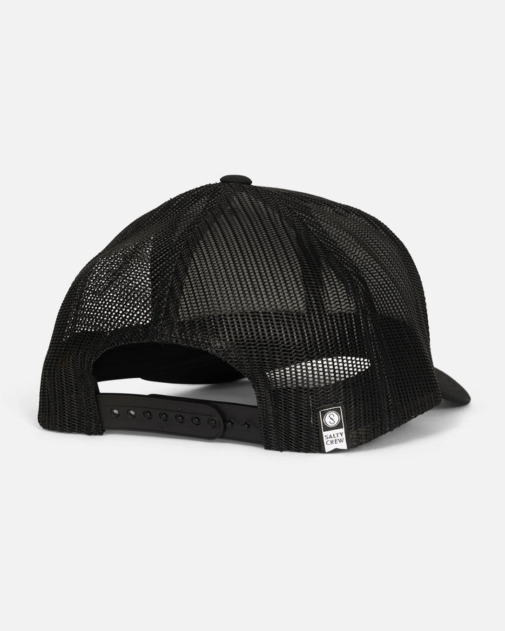 Salty Crew Men's Surface Retro Trucker Hat - Black