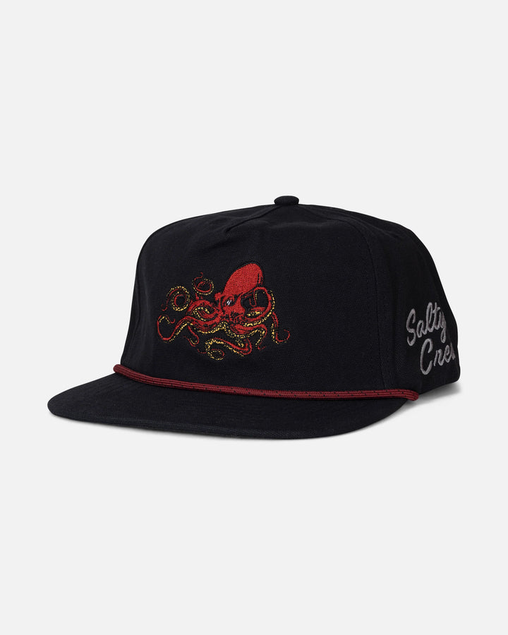 Salty Crew Men's Coastal Snapback - Black - Sun Diego Boardshop