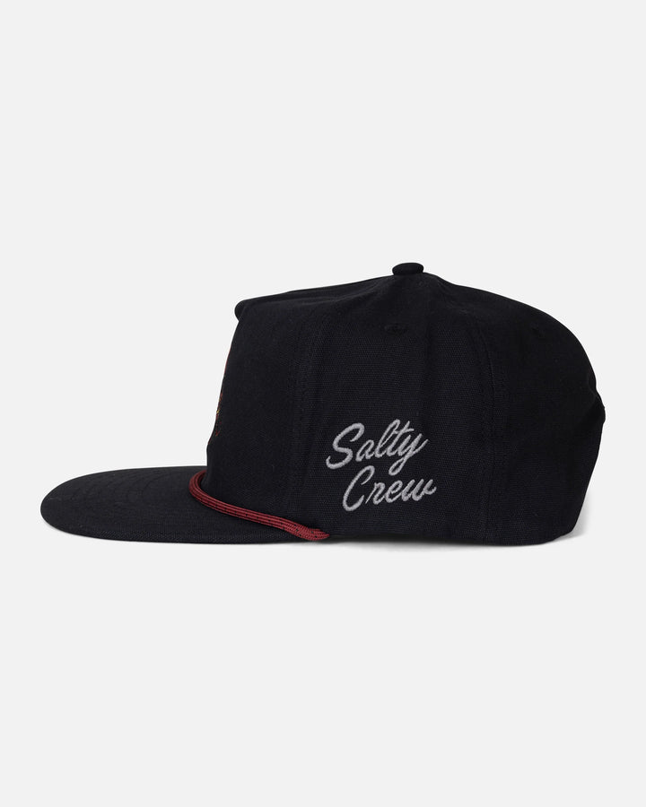 Salty Crew Men's Coastal Snapback - Black - Sun Diego Boardshop