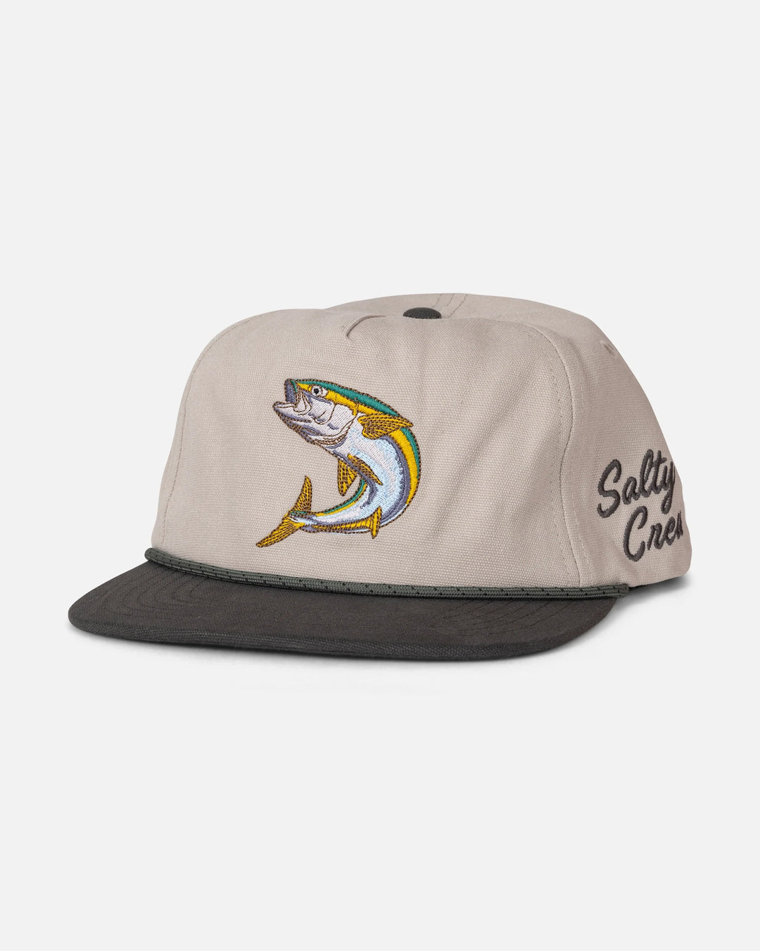 Salty Crew Men's Coastal Snapback - Grey/Tan - Sun Diego Boardshop