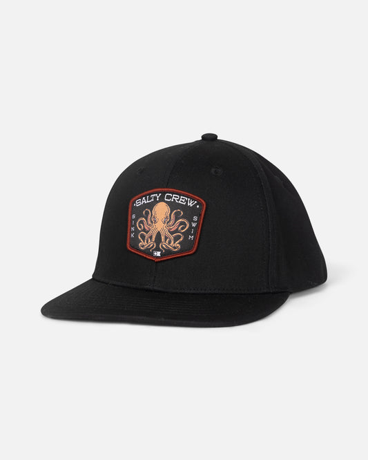 Salty Crew Men's Tako Club Snapback - Black - Sun Diego Boardshop