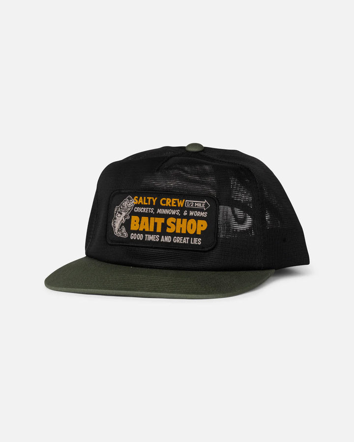 Salty Crew Bait Shop Trucker - Green/Black - Sun Diego Boardshop