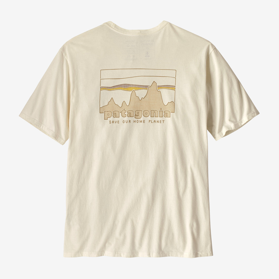 Patagonia Men's '73 Skyline Organic T-Shirt - BIRCH WHITE - Sun Diego Boardshop