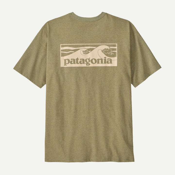 Patagonia Men's Boardshort Logo Pocket Responsibili-Tee - Gumtree Green - Sun Diego Boardshop