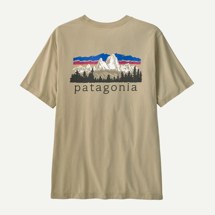 Patagonia Men's Fitz Roy Foothills T-Shirt - Weathered Stone - Sun Diego Boardshop