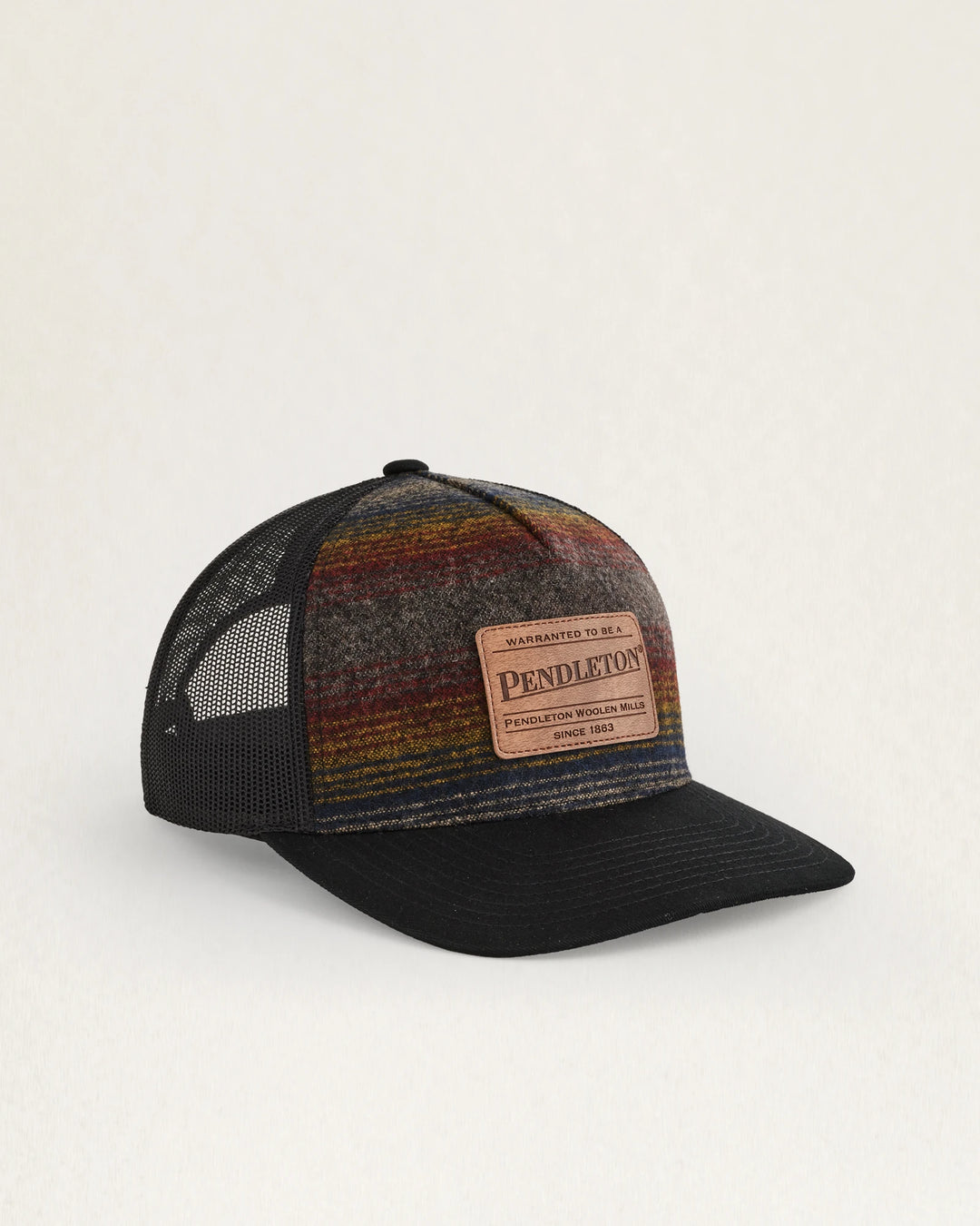 Pendleton OMBRE STRIPE WOOL TRUCKER HAT - BROWN MULTI OMBRE STRIPE - Sun Diego Boardshop