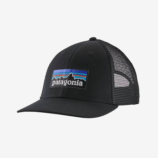 Patagonia P-6 Logo LoPro Trucker Hat - BLACK - Sun Diego Boardshop