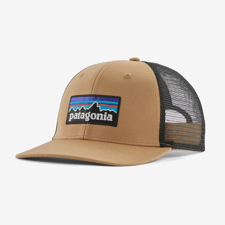 Patagonia P-6 Logo Trucker Hat - GRAYLING BROWN - Sun Diego Boardshop