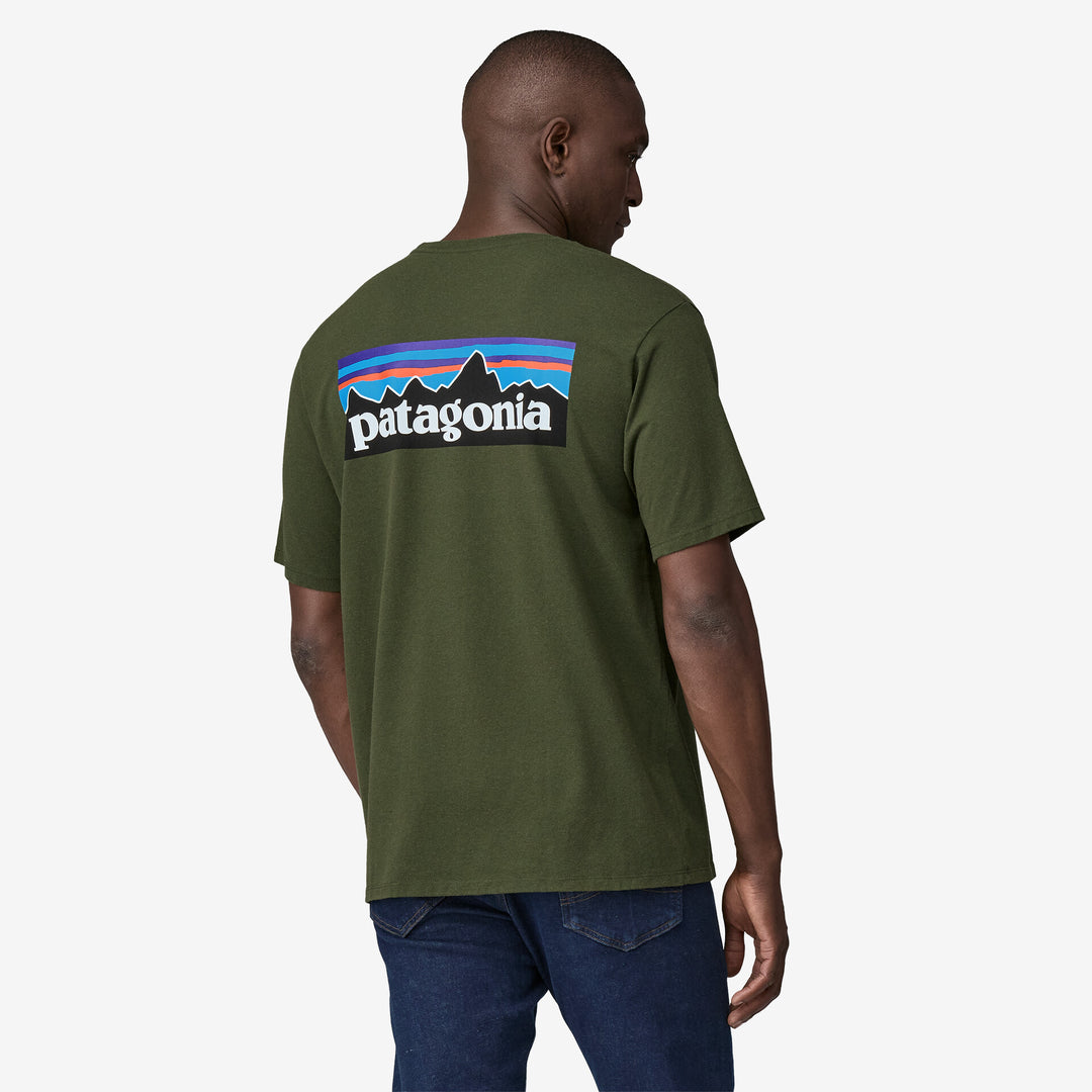 Patagonia Men's P-6 Logo Responsibili-Tee - TORREY PINE GREEN - Sun Diego Boardshop