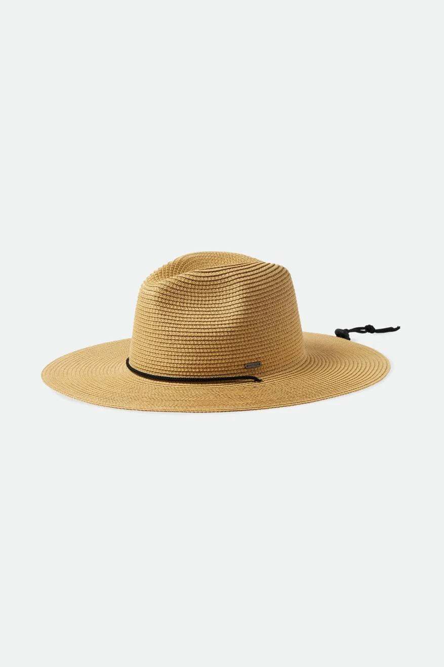 Brixton Women's Mitch Packable Sun Hat - Tan - Sun Diego Boardshop