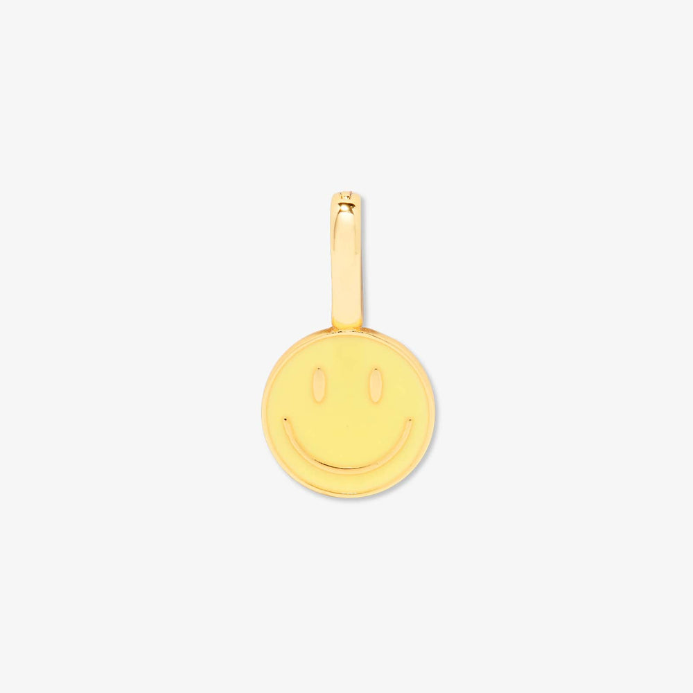 Pura Vida Harper Happy Face Charm - GOLD - Sun Diego Boardshop