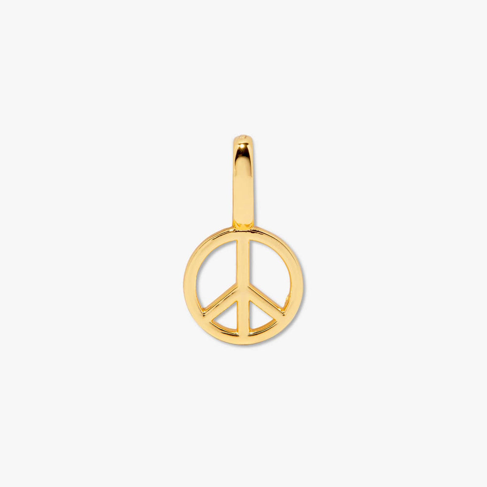 Pura Vida Harper Peace Sign Charm - GOLD - Sun Diego Boardshop