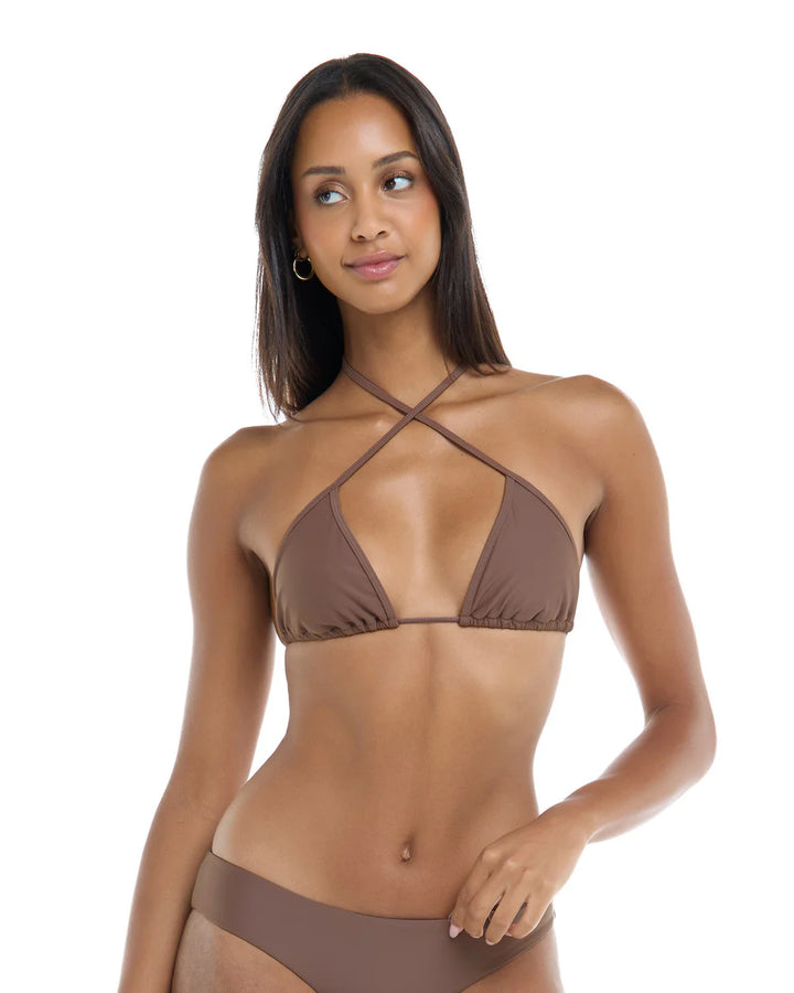 Body Glove Smoothies Dita Triangle Bikini Top - Latte - Sun Diego Boardshop